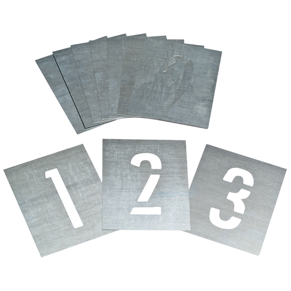 DY-MARK STENCIL ZINC 0-9 12.5MM